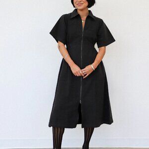 Noble Long Utility Dress Size M, Ash Black